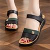 New Fashion Women's Sandals Ankle Strap Beach Sandals Comfortable Flat Sandals Open Toe Women Flat Walking Shoes Ladies