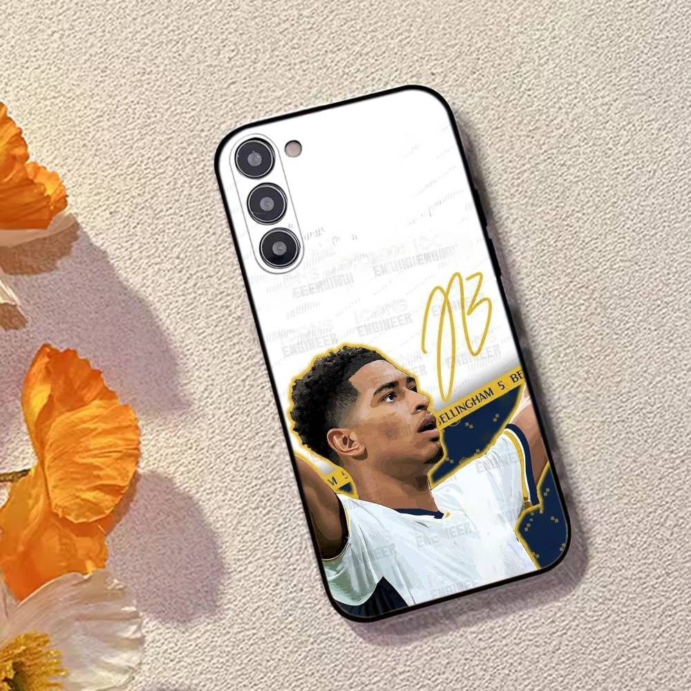 Чехол для телефона J-Jude F-Football Bellinghams Черный Силиконовый Мягкий Для Samsung Galaxy A73,A72,A71,A70,A53,A52,A51 Samsung a13 5g