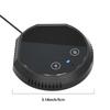 Desktop USB Conference Speakerphone Microphone 360° Play PC Computer Mic Support BT Speaker Touch-Sensor Buttons  Function