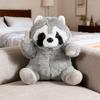 Soft Emotional Support Plush Toy Panda Realistic Cute Plush Toy Doll Cow/Raccoon Companion Healing That Hugs You Back Panda