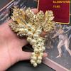 NISHIZAWA Pearls Brooches for Women Hyperbole Inlaid Rhinestones Vintage Jewelry Palace Style Luxury Fashion Dress Pins