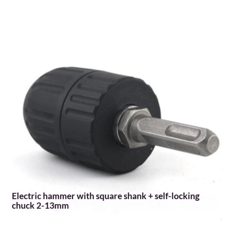 1 Set 2-13MM/1.5-10MM Quick Change 1/4" Hex Shank/SDS /1/2" Square Socket Adapter 1/2"-20UNF Drill Chuck Wrench Conversion Tools