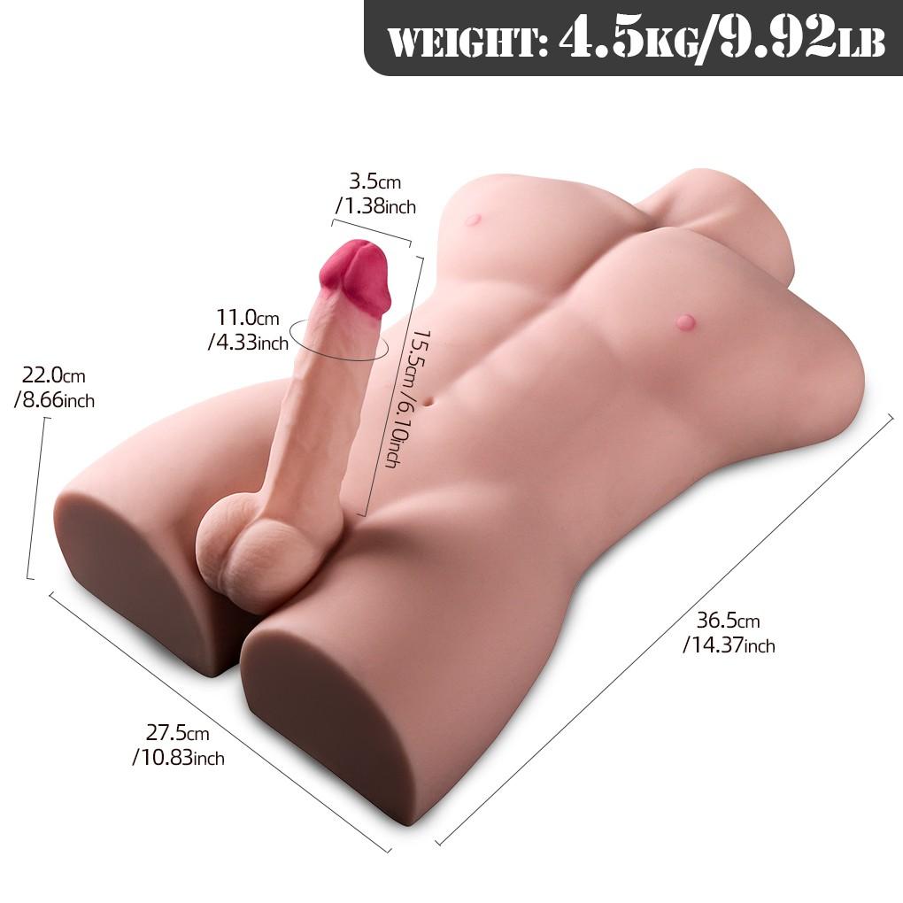 Realistic Sex Doll with Dildo TPE Love Dolls Female Masturbator Sex Toys for Women