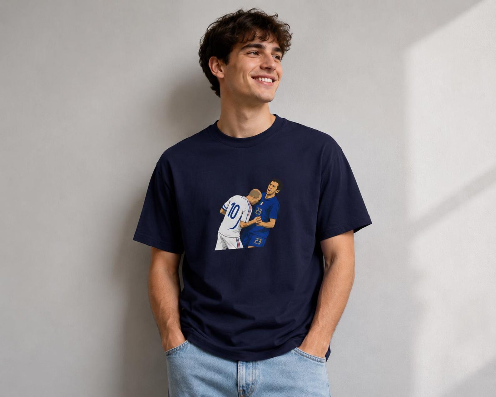 Unisex Zinedine Zidane Iconic Moment T-shirt 4XL