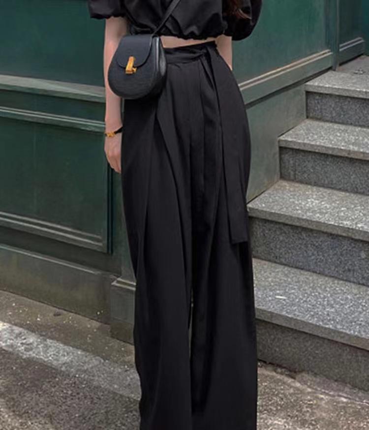 Pantaloni da Tuta da Donna a Vita Alta e Gamba Larga 2026 - Primavera/Estate/Autunno