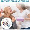 6Pcs Beadable Pens Bulk, Glitter Ballpoint DIY Beads Diamond Pens Beadable Items Making Kit Beads Supplies Bling Pen, Cute Pencils for DIY Making