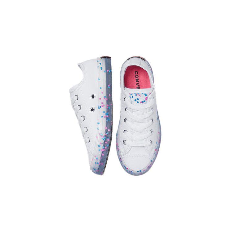 Converse Chuck Taylor All Star Comfortable Low-Top Sneakers Bright White Kids Sneakers 670174C