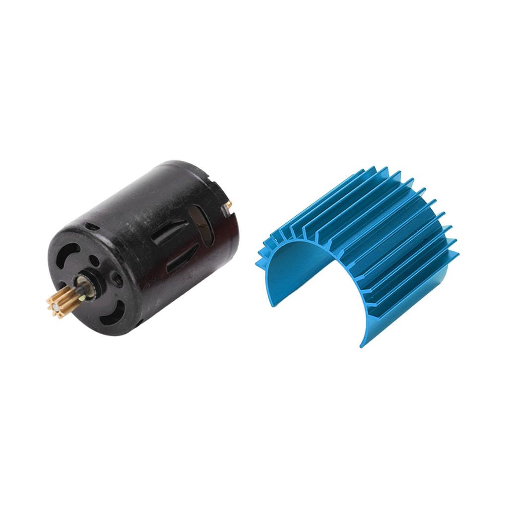 2 Speed   370 Metal Gear Brushed Motor with Heat Sink for WPL RC Car Upgrade Parts Accessories