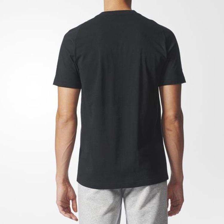 Adidas Training Crew Neck Short Sleeve T-Shirt Men Tops Black BR4749