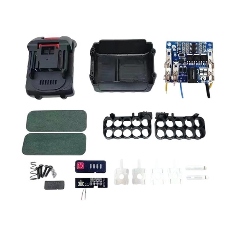 652F ABS Plastic Battery Case For Power Tool Accessories 10/15/20 Cores Shell With Short Circuits Protections Burning Management