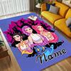 Custom Name Witchcraft Fantasy Living Room Non-Slip Area Rug Soft Carpet for Bedroom Kids Playroom Sofa Office Home Decor Doormat