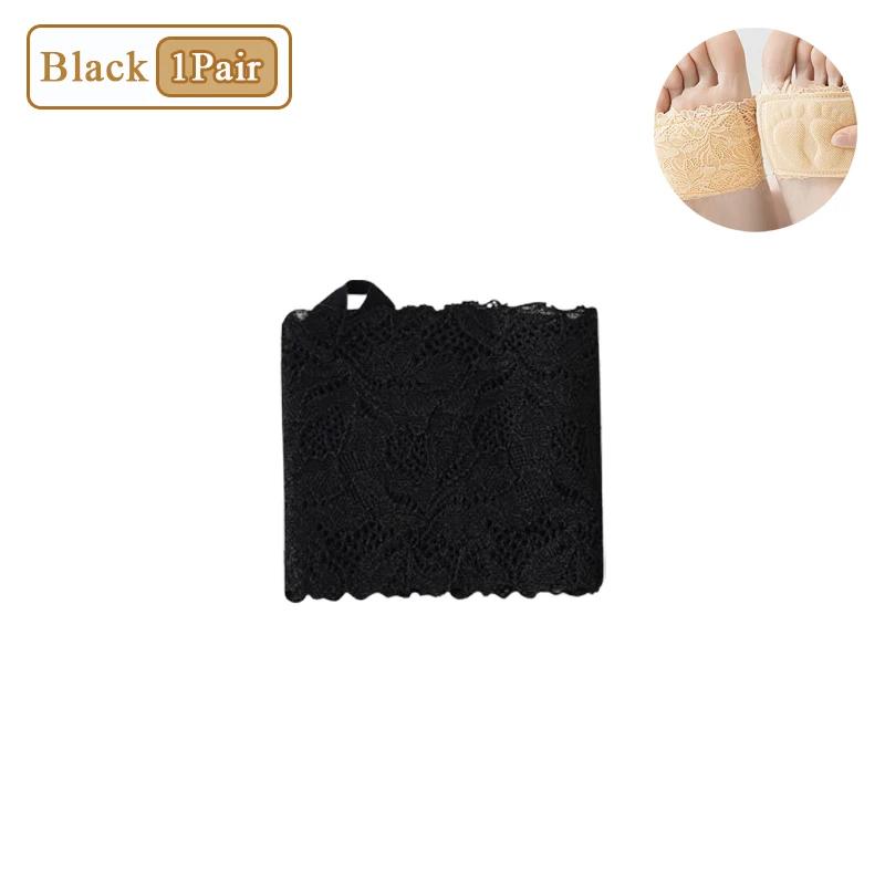 

Women Half Sole Socks Non Slip Invisible Lingerie Socks for High Heels Shoes Summer Thin Breathable Lace Foot Cover