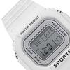 LED Electronic Sports Watch Waterproof Lightweight Luminous Smartwatch for Boys Girls White