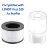 Lot de 2 filtres de rechange pour purificateur d'air Levoit Vista 200, filtre HEPA à charbon actif 3 en 1
