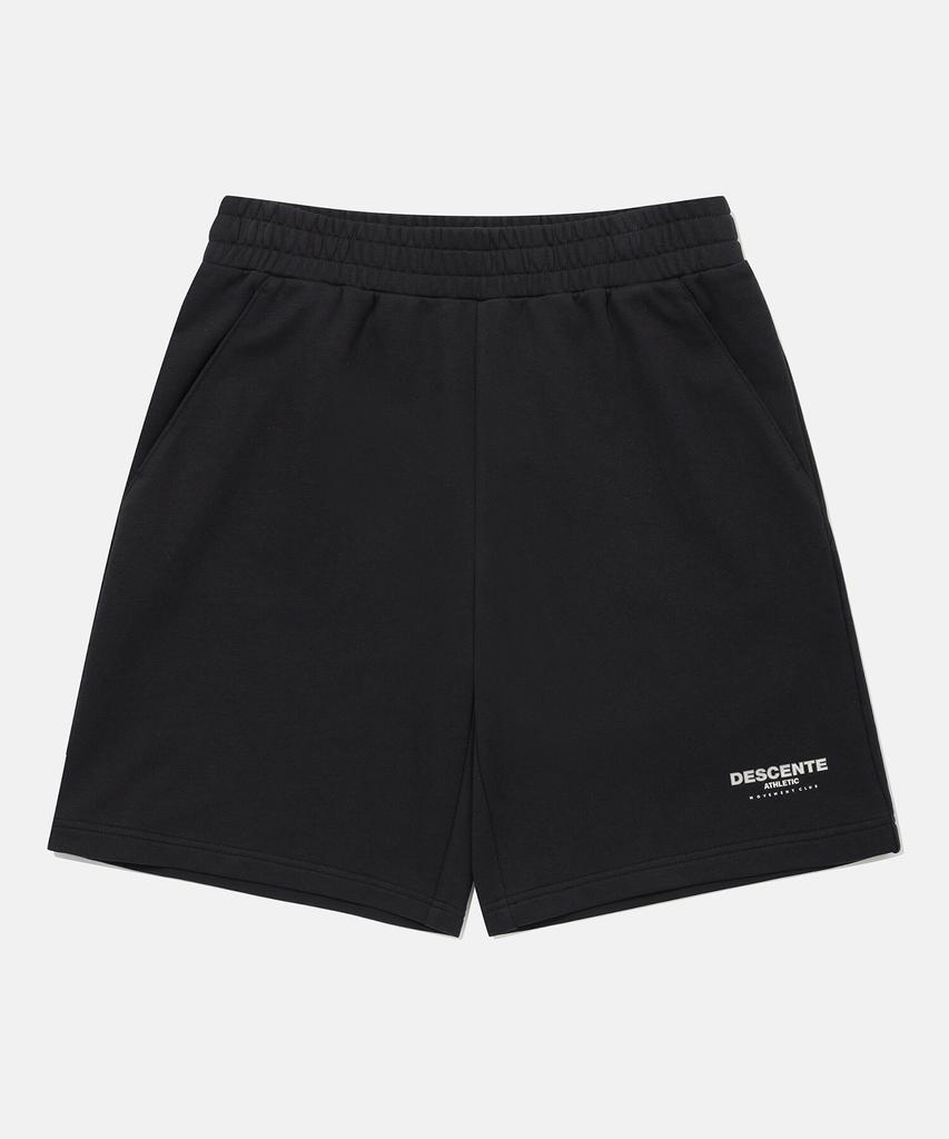 DESCENTE Sports Terry Shorts (Men'S 9-Inch / Women'S 7-Inch) Black Sr323Ukh75 (A Type)