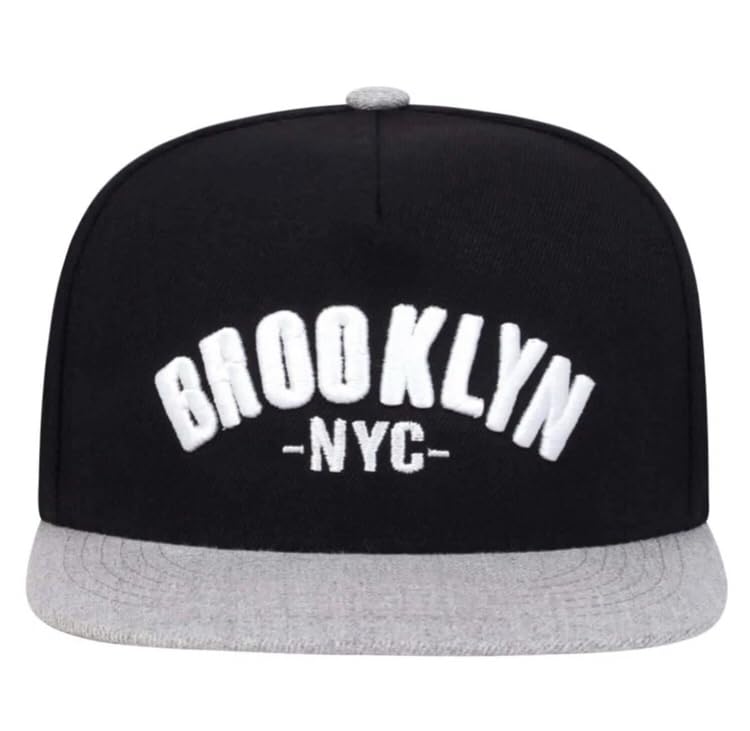 Sproutsy Stylish Brooklyn NYC Snapback Cap for Men and Women (Multicolor)