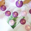 LED Cotton Ball Fairy Lights - Heart Confession String for Bedroom, Tent, or Room Decor