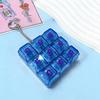 9-Key Decompression Luminous Colorful High-Transparency Toy Tetris Keys 3 * 3 Mechanical Keyboard Explosive Pendant