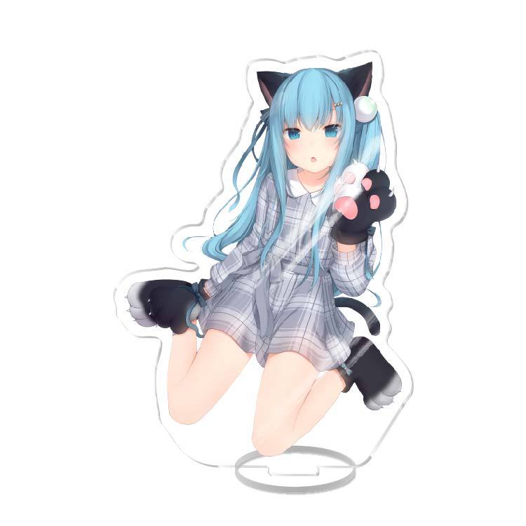 Nekoha Shizuku Acrylic Stand Model Plate Decoration Originality Desk Figure Display Fans Gifts Cartoon Prime Products Standee