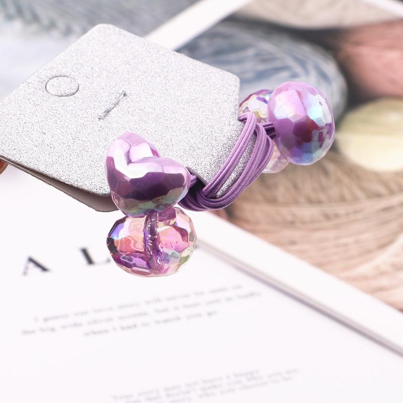 2PCS Cute New Princess Seven Color Double Head Headwear Kids Elastic Hair Bands Children Ropes Baby Headdress Girls Accessories