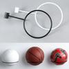Hanging Design Basketball Storage Rack Wall Mounted Hat Storage Holder Display Shelf Hook  Garage