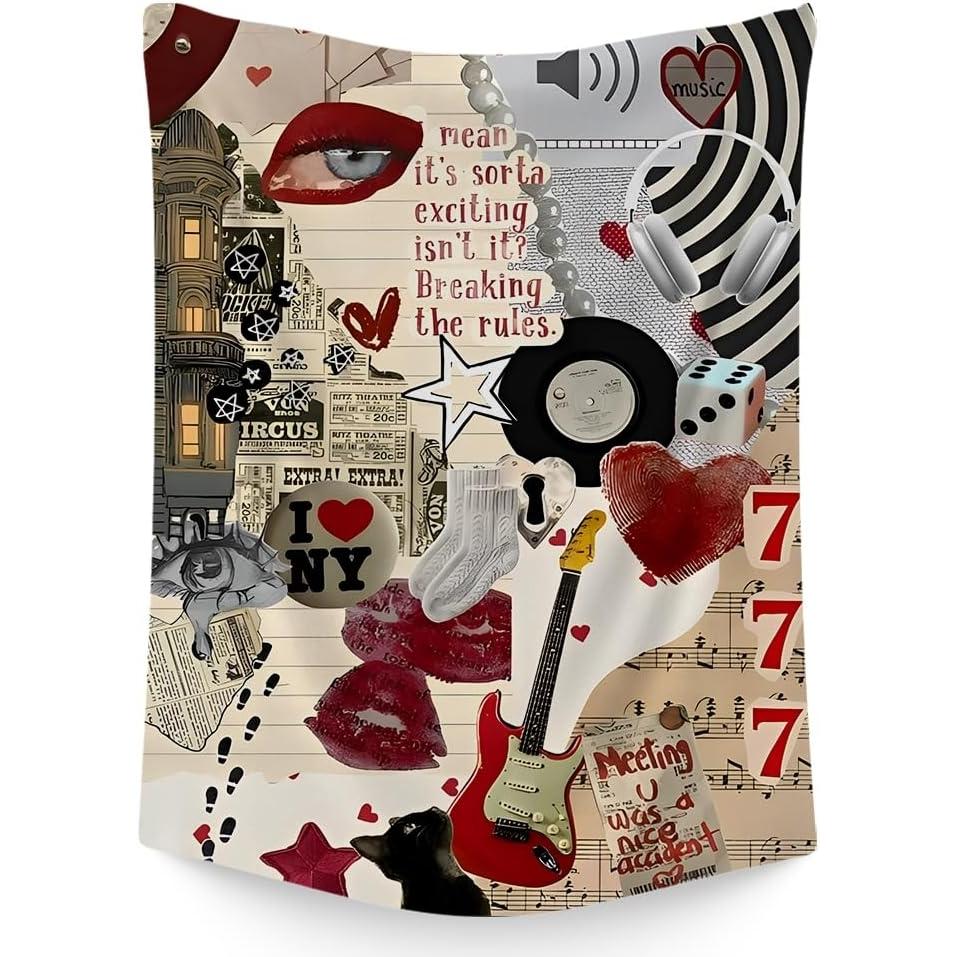 Tapestry fadalo town girl y2k girly 75x100