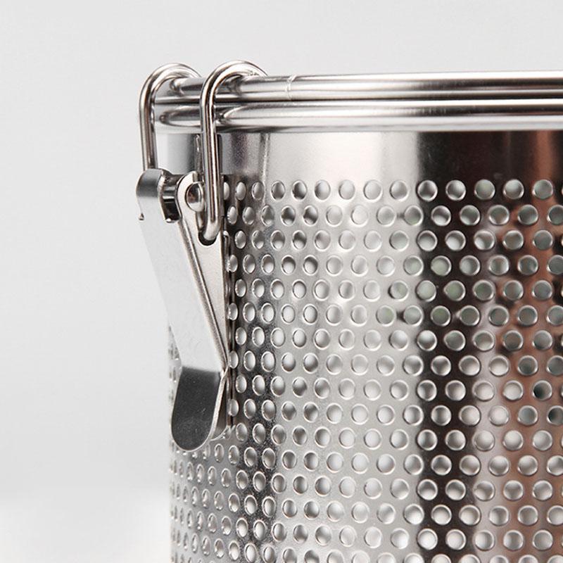 

Reusable Stainless Steel Strainers With Chain Hook Extra Fine Mesh Tea Strainer For Brew Tea Spices Seasonings Kitchen Tools 8x8x10.5cm