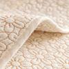 Pure Cotton Lace 3D Embroidered Sofa Cushion Pastoral Non-Slip Sofa Cover for All Seasons Skin-Friendly Soft Furniture Protector