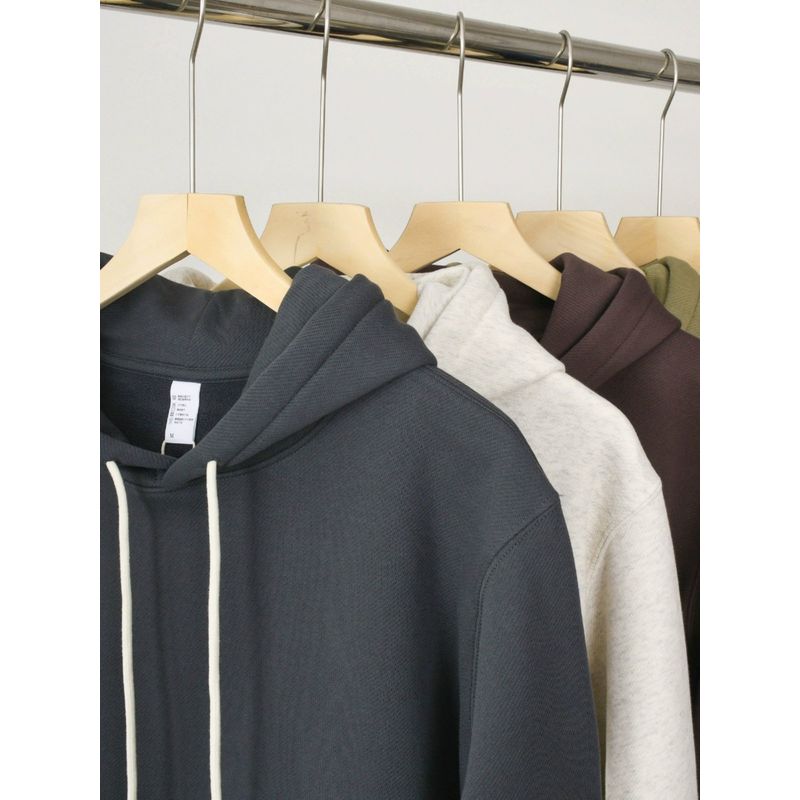 Retro Heavyweight Sweatshirt for Men, Autumn and Winter Style, Fleece-Lined, Thickened, Hooded Pullover, Export Quality, Warm Trendy Brand Jacket