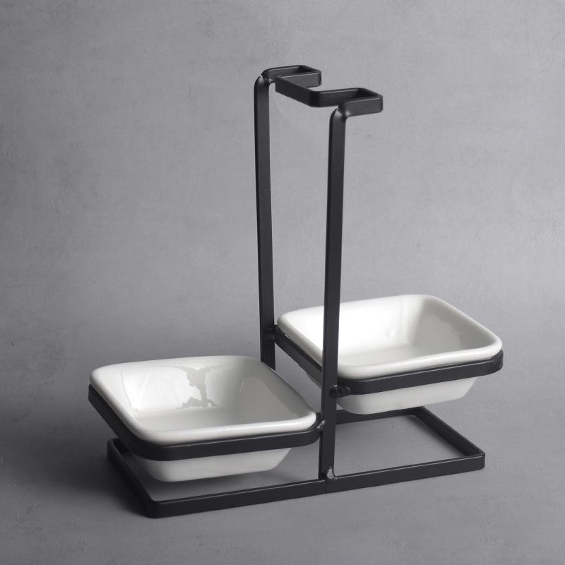 Stainless Steel Spoon and Ladle Holder - Skimmer Rack for Kitchen & Restaurant