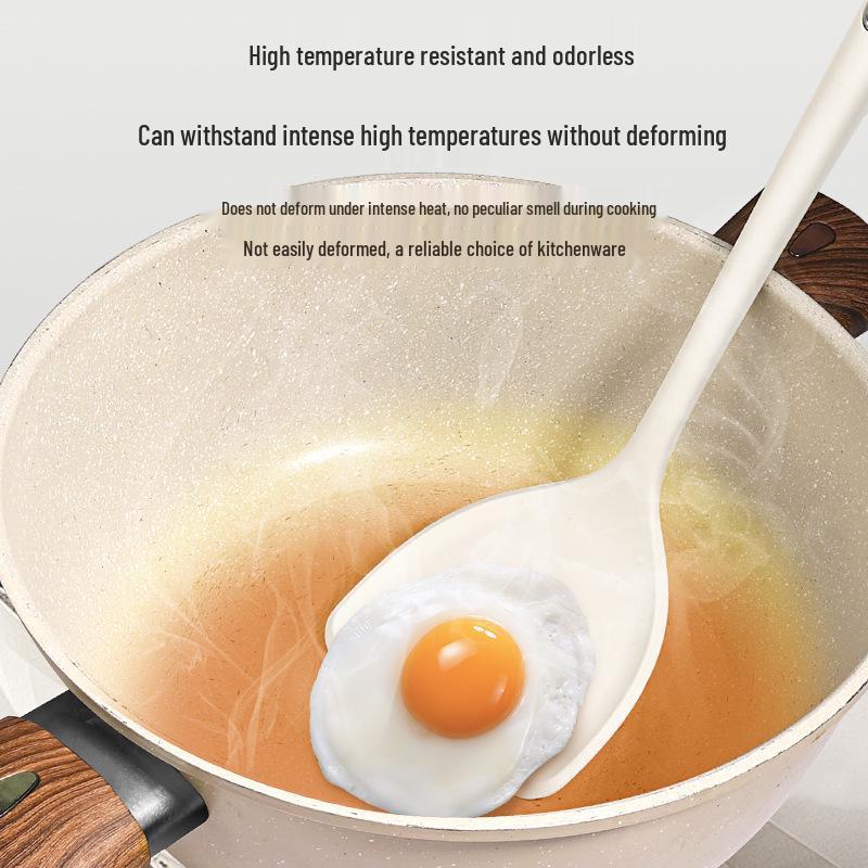 High-Temperature Resistant Silicone Spatula Set for Non-Stick Pans – Slotted and Stir-Fry Cookware