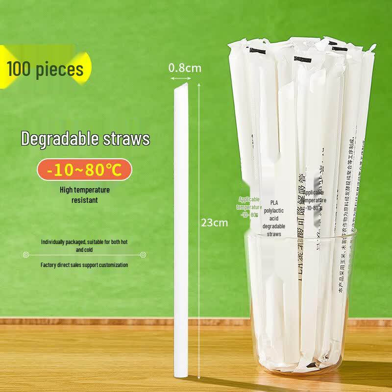 Bozhen Craftsman Chef PLA Disposable Straws