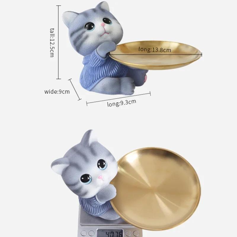 1pc Resin Rabbit Tray, Key Organizer and Décor for Entryway, Living Room, Office and Desk Desktop Storage Small Ornaments