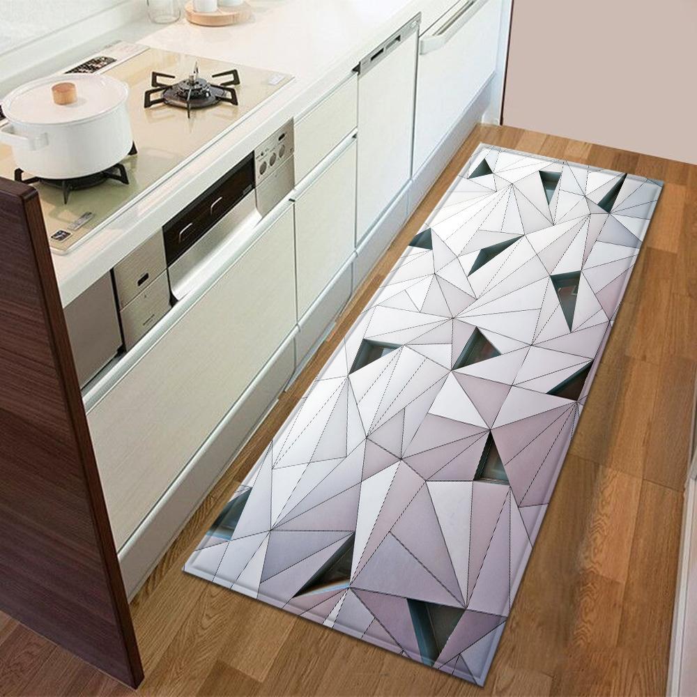 Eingangstürmatte, Küche, Schlafzimmer, Teppich, rutschfester Boden, Flurteppich, modernes Druckmuster, Bodenmatte