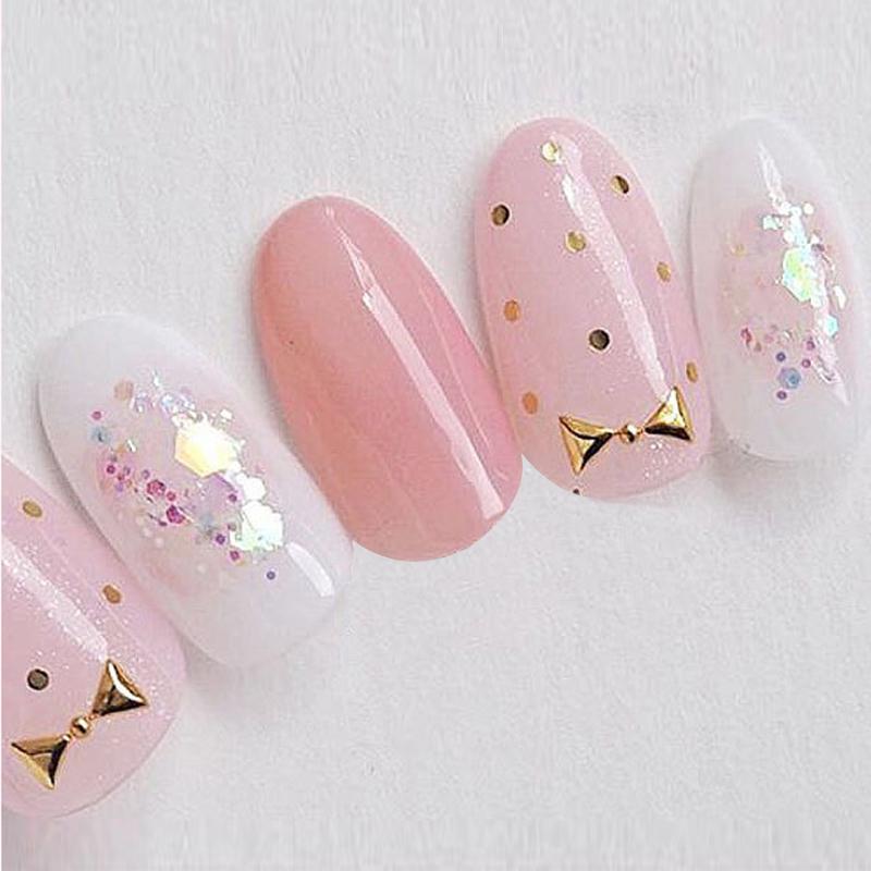 1 Box 12 Styles Star Heart Nail Glitter Symphony Blue Transparent Sequins DIY Nail Art Decoration Manicure Tools