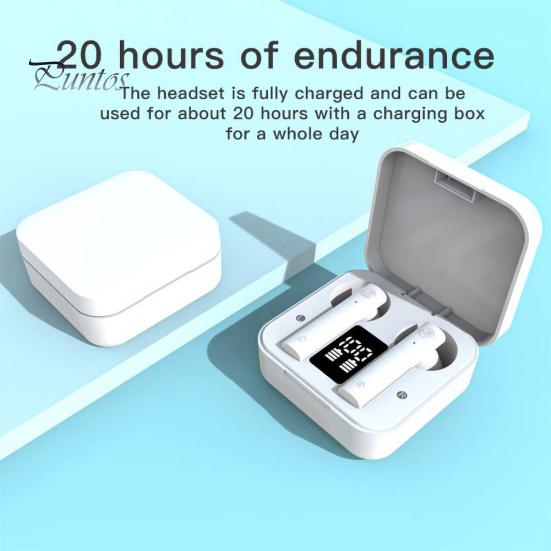 Air2S True Wireless Stereo Bluetooth-compatible 5.0 Wireless Digital Display In-ear Sports Earphones Earbuds