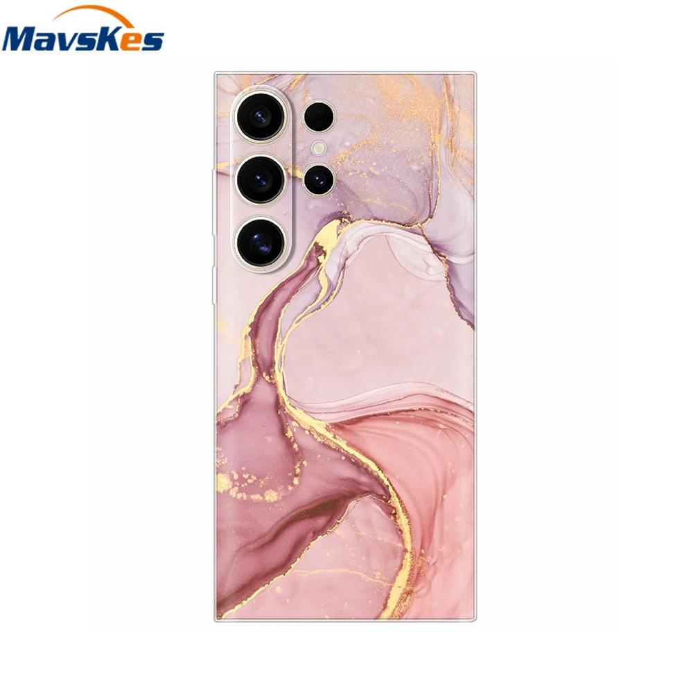 Case For Samsung S25 Ultra Cute Heart Flower Cover Soft Silicone Matte Protective Fundas For Samsung Galaxy S25+ S25 s 25 Shells