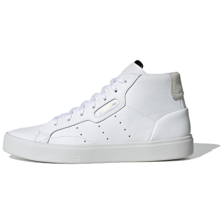 (WMNS) adidas Sleek Mid Triple White Женские EE4726 EU 36⅔