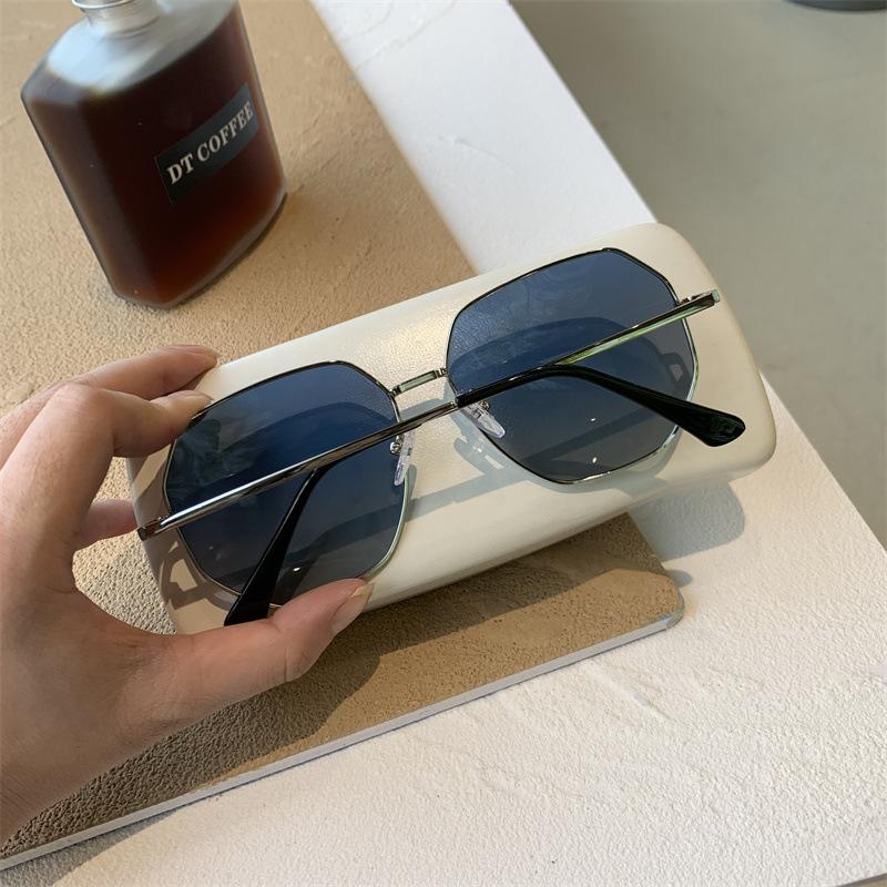 Polygon Metal Frame Square Sunglasses Women Men Luxury Fashion Vintage Sun Glasses Unisex Brand Oculos De Sol