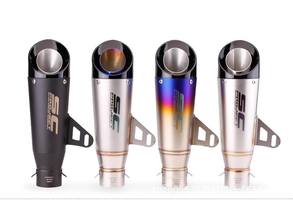 Ninja Z250/Z300/Z400 MT07/09 R25/R3/R6 Street SC Double/Triple Layer Motorcycle Exhaust Pipe