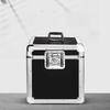 CD Vinyl Record Storage Box, Aluminum Alloy Portable Holder for LP/DVD/Movies, Waterproof Case for Home Use and Collection