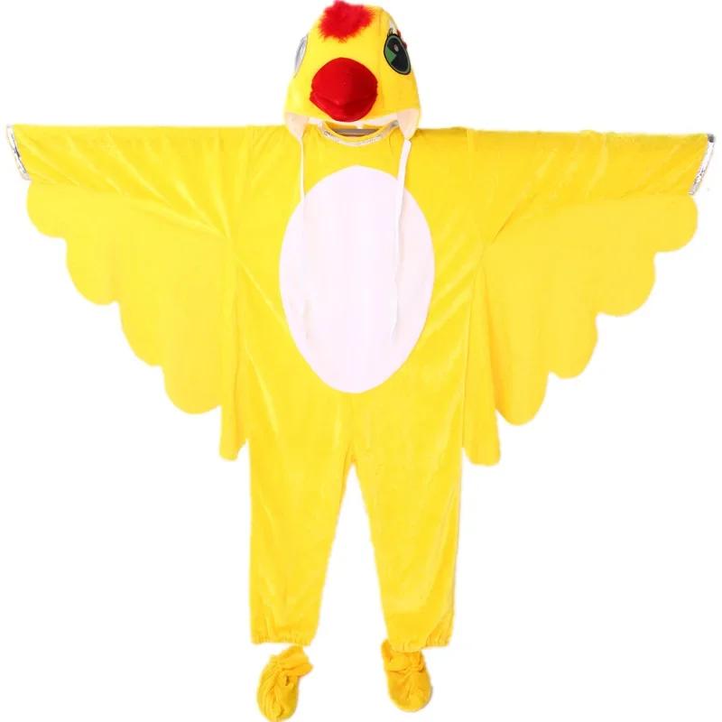 Děti Dospělí Zvíře Pták Voriol Papoušek Vlaštovka Orel Datel Cosplay Maškarní Kombinéza Kostým Dárková Sada Halloween