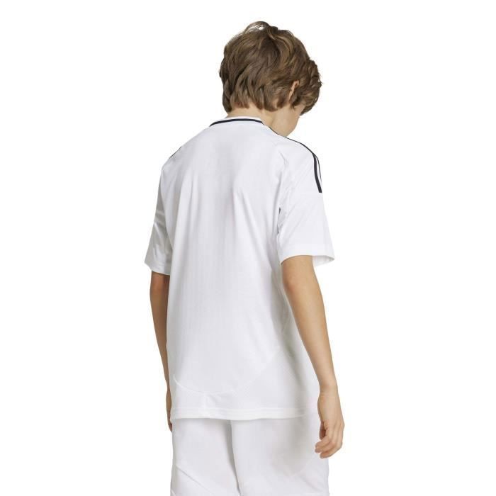 T-Shirt Enfant - Adidas - Sport Real H Jsy Y - Blanc - Manches Courtes - Multisport