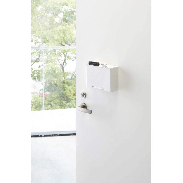 Yamazaki Magnetic Mask Holder White, Tower Series, 19x6.5x13.5cm, Mask Case