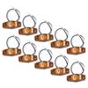 10 Pcs Clearance Side Marker Light Oval Marker Indicators Tail Lamp for Truck Trailer