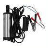 12V Submersible Oil Pump with Battery Clamps and Inline Switch Electric Fuel Transfer Pump Water Oil Transfer Refueling Pump