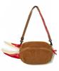 [go Slow Caravan] #358104 Crab Cream Croquette Shoulder Bag, Brown, Free Size
