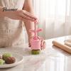 Kitchen Tools for Desserts Hand-Pressure Moon Cake Mould Set, 6 Interchangeable Cookie Pumpkin Pie Molds Cutters Design, Plastic Biscuit Press