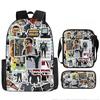 Toilette Mann und Monitor Person Skibidi Toilette Spiel Cartoon Rucksack, Umhängetasche, Federmäppchen