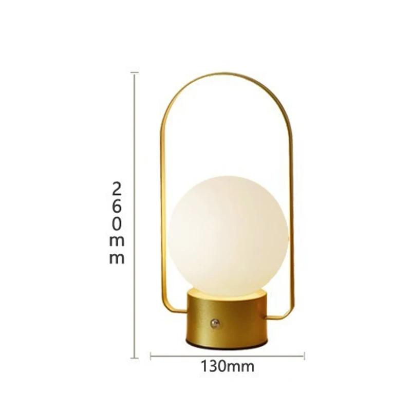 Nordic Atmosphere Table Lamp LED Living Room Decoration Night Light Charging Hanging Light Exposed Handheld Camping Table Lamps